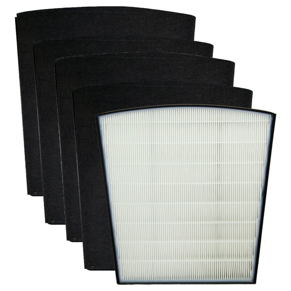 Filter-Monster - H-HF800-VP Replacement Filter/ Pre-Filter Value Pack for Hunter HP800 Air Purifier Series - 4 Pre-Filters and 1 Filter