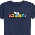thumbnail image 3 of Peanuts - Snoopy Beach Ball - Women's Short Sleeve Graphic T-Shirt, 3 of 6