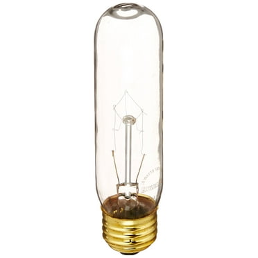 Bulbrite Incandescent T10 Medium Screw Base (E26) Light Bulb, 25 Watt, Clear