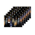 thumbnail image 4 of MKHERT Boho Style Feathers Bohemian Art1 Placemats Table Mats for Dining Room Kitchen Table Decoration 12x18 inch,Set of 6, 4 of 4