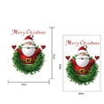 thumbnail image 2 of 2pcs/set Santa Claus New Year Christmas Home Decoration Merry Christmas Wall Stickers Window Decals Xmas Party, 2 of 7