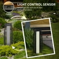 thumbnail image 5 of Outsunny Auto On/Off LED Lights Floor Lamp, Decorative Lantern Pathway Light, Gray, 5 of 9