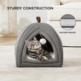 thumbnail image 3 of Cama de cama para gatos 2 en 1 para gatitos con almohada acolchada, 3 of 6