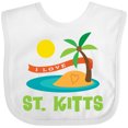 thumbnail image 3 of Inktastic I Love St. Kitts Boys or Girls Baby Bib, 3 of 4