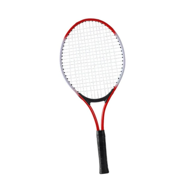 ZheElen Raquette de Tennis Seulement Équipement de Tennis Portable Adultes pour Plage Rouge Jardin Récréatif Enfants Rouge