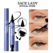 SACE LADY Waterproof Stamp Eyeliner Makeup Black Smudge-proof Pigmented Winged Liquid Eye Liner Pen