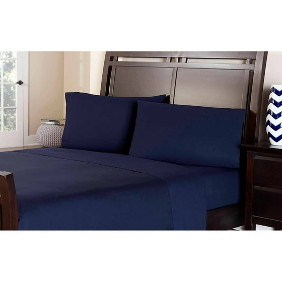 Amaze 8 Thread Count PeachSkin Soft Sheet Set - Walmart.com