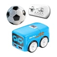 thumbnail image 1 of Mini autobús RC, vehículo de control remoto para niños, inductivo, recargable, escape Azul, 1 of 9