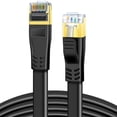 thumbnail image 1 of Cable Ethernet DDMALL CAT8 plano blindado de 3 m, 40 Gbps, 1 of 9