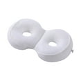 thumbnail image 1 of Cojín de bañera con soporte para cadera, ergonómico, compacto, lavable, para mujeres y adultos, para bañera de hidromasaje, para baño interior. Blanco, 1 of 8