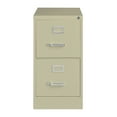 thumbnail image 3 of Hirsh 26.5-in Deep Metal 2 Drawer Letter Width Vertical File Cabinet Putty, 3 of 9