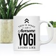 thumbnail image 2 of Koyal Wholesale Ceramic Coffee Tea Mug, This is What an Awesome Yogi Looks Like, 2 of 4
