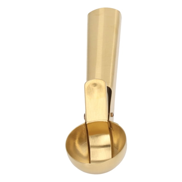 Cuchara para Helado, Cuchara Esférica de Acero inoxidable, Cuchara para Helado Con Gatillo, Cómodo, Para Masa para Galletas, Helado, Sorbete, Menta, Recolección de Frutas,