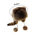 thumbnail image 7 of Abbraccia Winter Plush Hat Trapper Hat Earflaps Fashion Windproof Thermal Ski Hat Winter Warm Hat Cute Lei Feng Hat for Keep Warm Girls 2 to 6 Years Old, 7 of 7