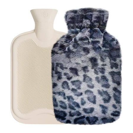 

LnjYIGJ Home & Kitchen Hot Water Bottle With Cover 2L Bed Bottle With Soft Fleece Cover Bed Bottle Provides Warmth Gift