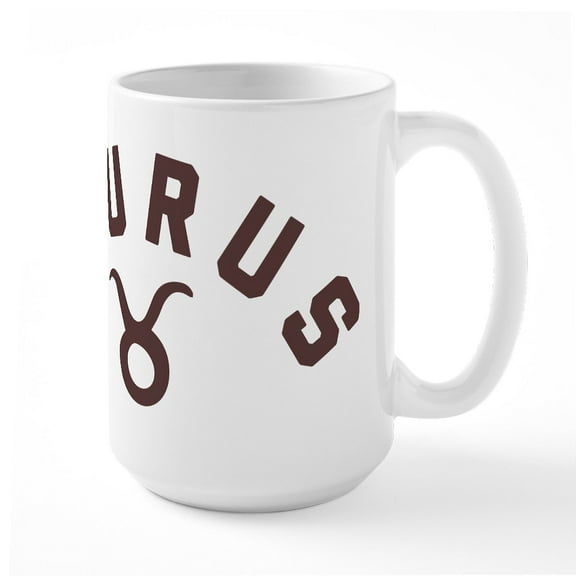 CafePress - Taurus - 15 oz Ceramic Large White Novelty Mug