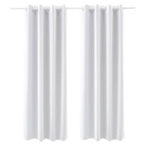 Thermal Insulated Blackout Curtains 52x84 Inch, 2 Panels Set, Grommet Window Drapes for Energy Saving