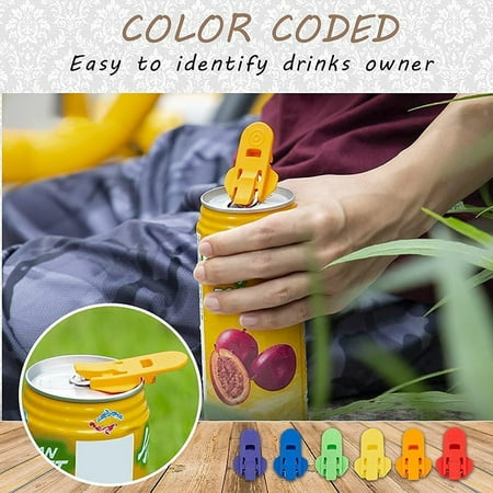 

6Pc Easy Can Opener Safety Handheld Sodas Can Opener Portable Plastic Can Opener Multicolor(Buy 2 Get 1 Free)