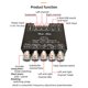 thumbnail image 3 of -MT21S 2X50W + 100W Subwoofer 2.1 Canal Placa Amplificadora de Potencia Digital AUX 12V 24V Audio EstéReo Bluetooth 5.1 Bajo, 3 of 5
