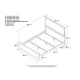 thumbnail image 3 of Metro Traditional Bed with Matching Foot Board, Multiple Colors and Sizes, 3 of 3