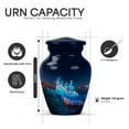 thumbnail image 2 of Yatskia Blue Music Mini Funeral Keepsake Urn for Ashes Adult Men and Women, Small Memorial Burial Urns for Human Ashes Adult Female, (Classic Pack of 1, 3 Inch), 2 of 8