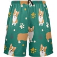 thumbnail image 2 of GZHJMY Dog Pajama Pants Short for Men, Lounge Pants Lightweight Men Pajama Bottoms with Drawstring Pockets, Christmas New Year Birthday Gifts, Medium, 2 of 7