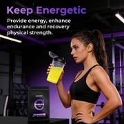 OxyEnergy GOLDEN BCAA 2:1:1 Recovery Supplement with L-Glutamine, Taurine & Vitamin B6, 7 Strips/Bag