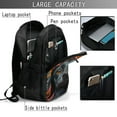 thumbnail image 4 of Xecao Sunflower Black Dog for Travel Laptop Backpack, USB-Charging-Enabled, Spacious Business Backpack for Men and Women,College School Computer Bag, 4 of 7