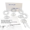 thumbnail image 4 of 20 PCS Fil Table Photo Photo Titulaire Plaqué Or Réutilisable Carte de Table avec Clip Ferme, 4 of 8