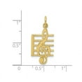 thumbnail image 3 of Pendentif Charme Note Musicale en Or Jaune 10K (Sans Chaîne), 3 of 5