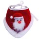 thumbnail image 1 of Navidad mascota adorable Papá Noel collar babero bufanda perro gato saliva toalla suministros para mascotas - tamaño XL (rojo), 1 of 5