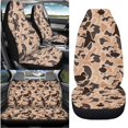 thumbnail image 5 of Qpednta Auto Seat Covers Full Set Duck Hunter Camo Front and Rear Split Bench for Cars Stretch Breathable 4 Pack Vehicle Seat Protector Universal Fit for Most Vehicle, 5 of 7