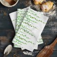 thumbnail image 6 of Green Polka Dots 1 Pack Kitchen Towel, Water Absorbent Dish Towel, Vintage Abstract Art Watercolor Decorative Hand Towels - Quick Drying Cloth for Cooking Baking, 18x28 Inch, 6 of 8