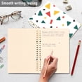 thumbnail image 4 of FORMRS 1-Subject Spiral Notebook 8" x 5" College Ruled 60 Refillable Sheet A5 Hard Cover, Retro Shapes, 4 of 7
