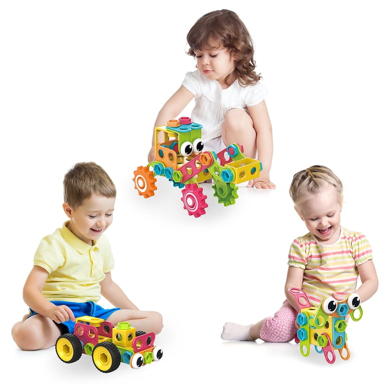 PicassoTiles 250-Piece STEM Building Block Engineering Kit photo 5