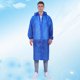 thumbnail image 5 of Poncho impermeable reutilizable de EVA azul oscuro para exteriores, moderno, con capucha y mangas, para adultos, hombres y mujeres., 5 of 8