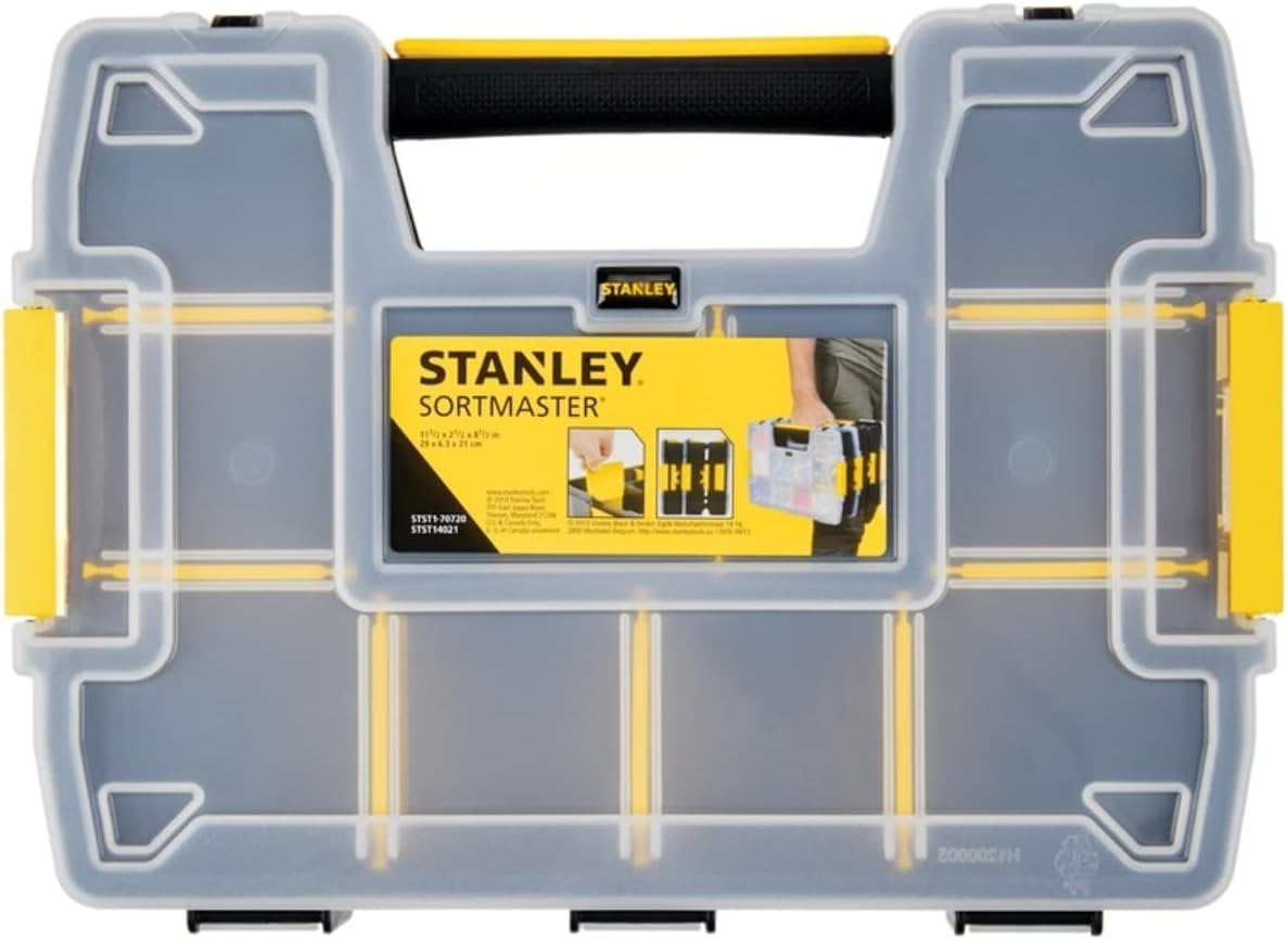 Stanley Hand Tools STST14022 11-1/2" X 14-3/4 Plastic Lock Jaw Utility Box