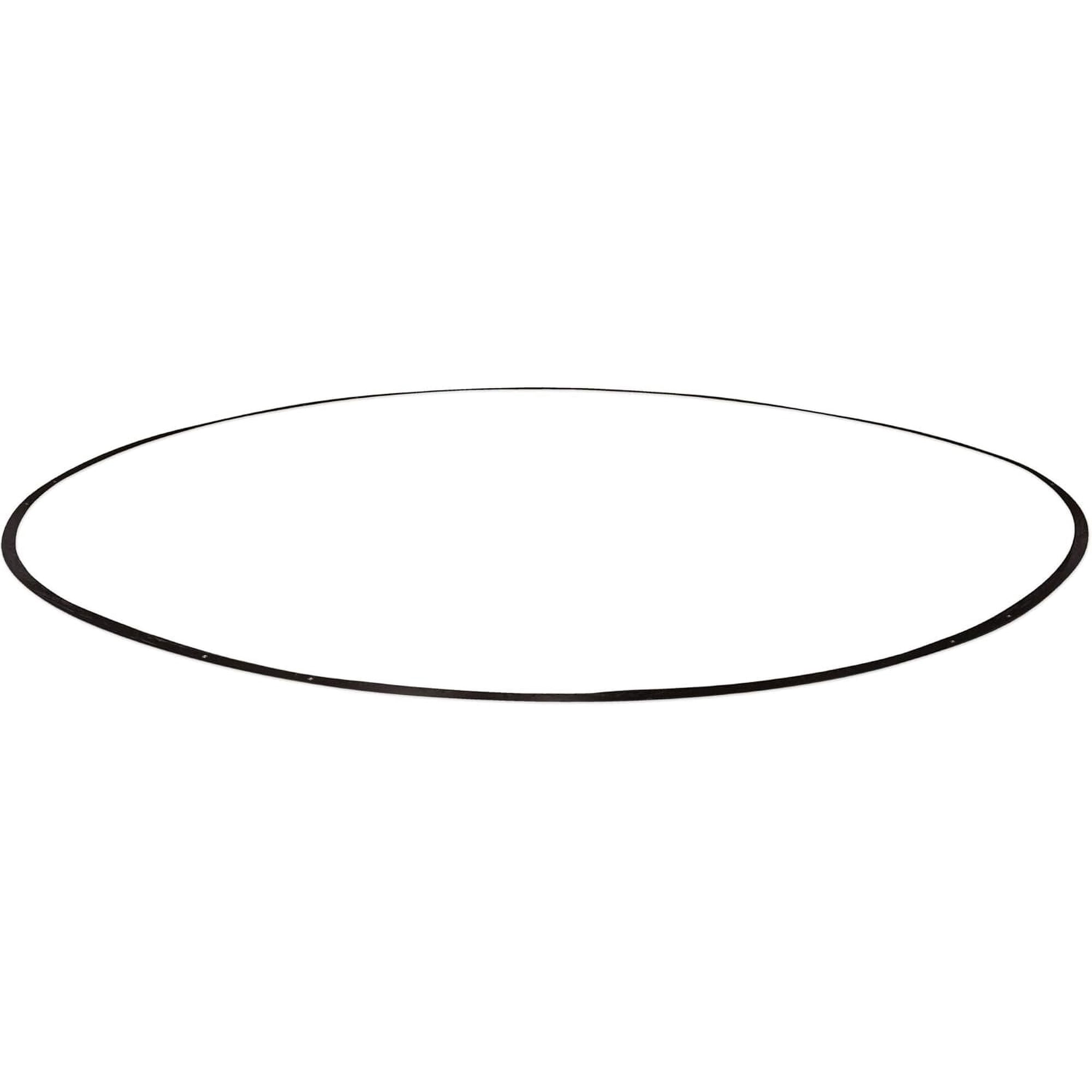 Champion Sports Men’s Lacrosse Crease: Rhino Flex Portable Lacrosse Goal Crease - 18’ Diameter All Weather Crease with Weights, Stakes and Carry Bag