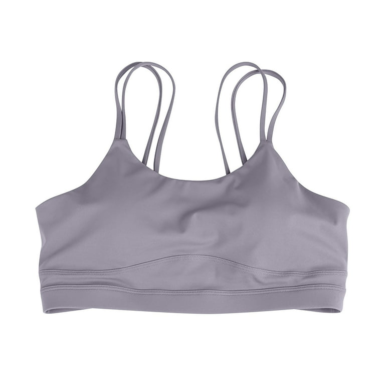ZHAGHMIN Crop Tube Tops Women Breathable Sports Bra Straps Padded Yoga Bra  Gym Running Fitness Workout Top Camisole Long Layering Women Spandex Top