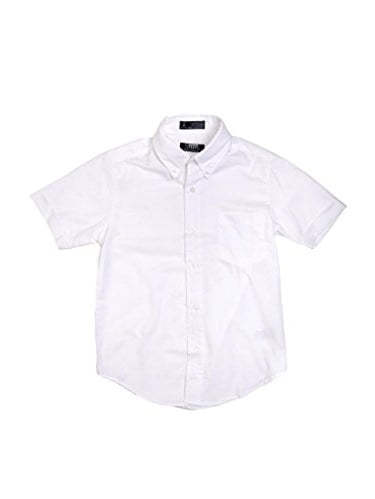 Light Blue Button Down Shirt French Toast Boys' Long Sleeve Oxford Shirt - Light Blue, Size 16 (Standard & Husky Sizes Available) Tagless Dress Shirt For Boys