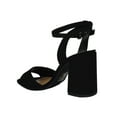thumbnail image 3 of Delicious Women Thick Chunky High Heels Ankle Strap Open Toe PLAYFUL-S Black 5.5, 3 of 3