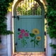 thumbnail image 5 of Decoraciones de escenas al aire libre, decoración del hogar, cercas de jardín, plantillas de flores grandes, decoración DIY 2024, nueva plantilla floral reutilizable para pintar patrones de setos de p, 5 of 9