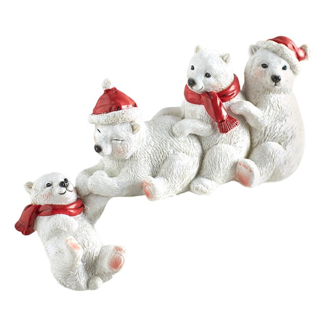 Adornos Decorativos Papá Noel Escritorio Navideña para