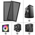 thumbnail image 3 of DIY Dust Filter For Computer Cooler Fan, Magnetic Frame PC Fan Dust Mesh PC Cooler Filter Dustproof PVC Cover Black, 3 of 6