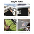 thumbnail image 7 of 4th of July RV Awning Sun Shade Screen 9'X15.3' Patriotic Stars American Flag Mesh Sunscreen Freedom Soldiers Vintage Stripes Awning Shade Screen with Zipper Completed Kits for RV Motorhome Camper, 7 of 7