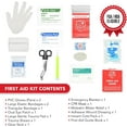 thumbnail image 3 of 2-in-1 First Aid Kit for Car, Travel & Home, Businesses - Bonus Mini Kit for Medical Emergency Aid, Survival, Camping - FSA & HSA Eligible - 348 Pcs, Large Hardcase FAK, 3 of 9