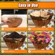 thumbnail image 5 of Revestimientos de coco para maceteros de 10 pulgadas, paquete de 6 revestimientos redondos para cestas colgantes, revestimientos de fibra de coco para maceteros, flores y jardín, 5 of 5