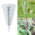 thumbnail image 2 of Garden Cone Rain Gauge Transparent Inserted Rain Gauge Equipment for Landscaping Indoor Outdoor Garden Yard Decoration, 2 of 5