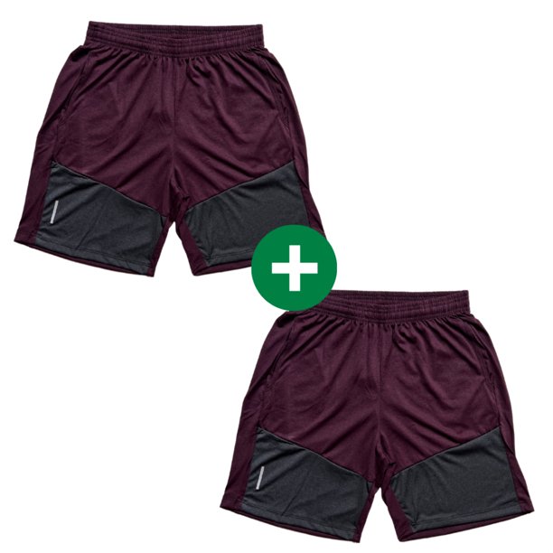 2 Kit Hombre Short Dry Fit Moda Fitness Bermuda con Cordón y Elástico y bolsillo lateral Gym Deng Xun unisex