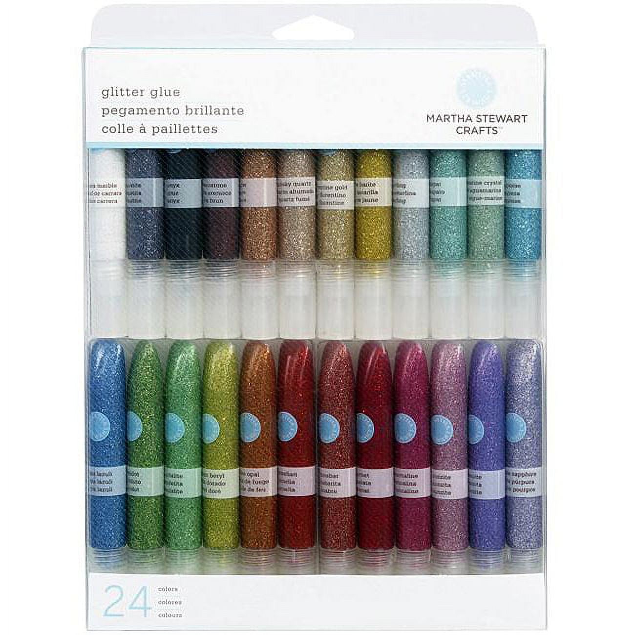 Martha Stewart Crafts Glitter Glue Set, 24 Per Pack - image 3 of 3